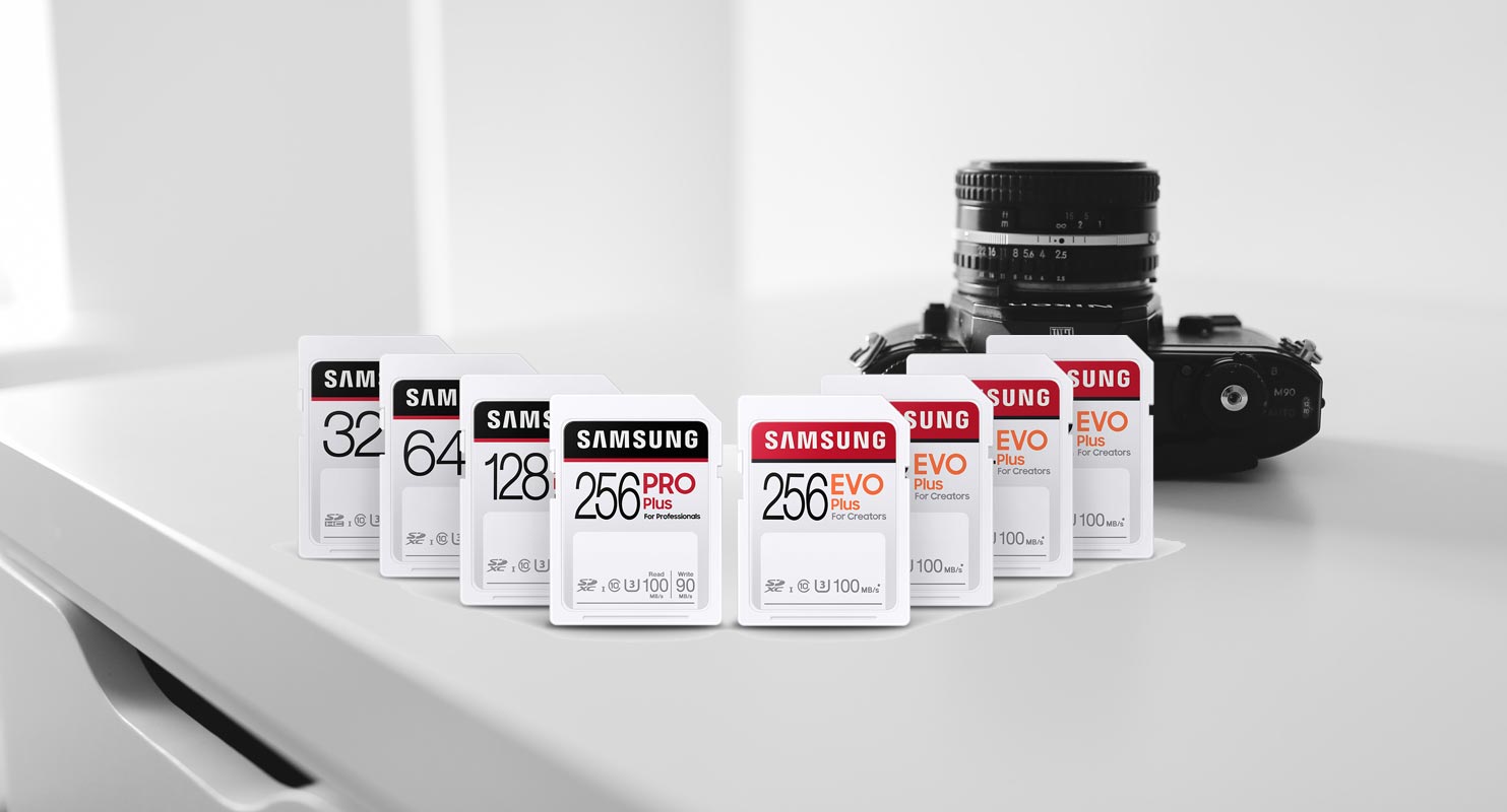 Samsung PRO Plus and EVO Plus SD Cards