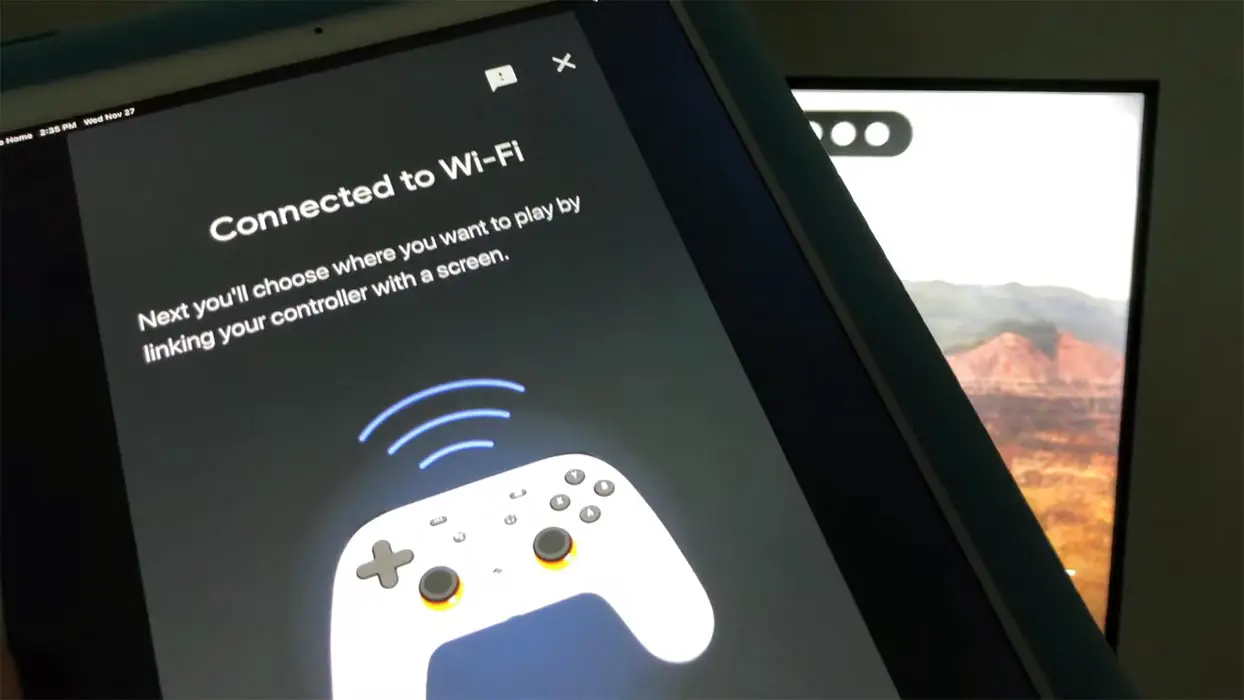 Stadia Controller Connected to Wi-Fi