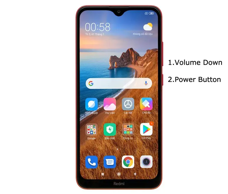 Xiaomi Redmi 8A Pro Fastboot mode