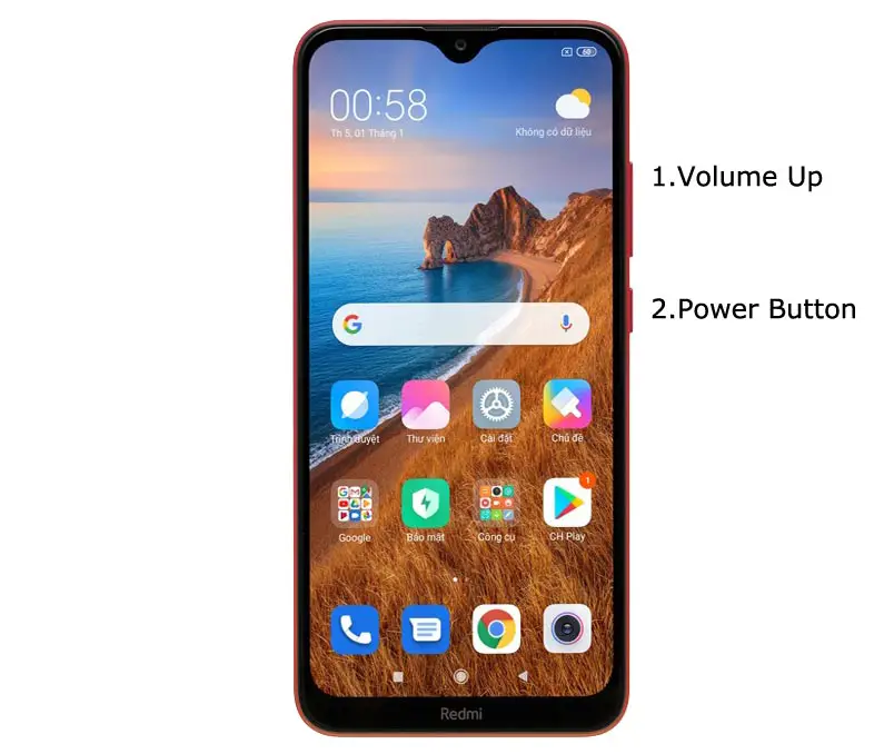 Xiaomi Redmi 8A Recovery Mode