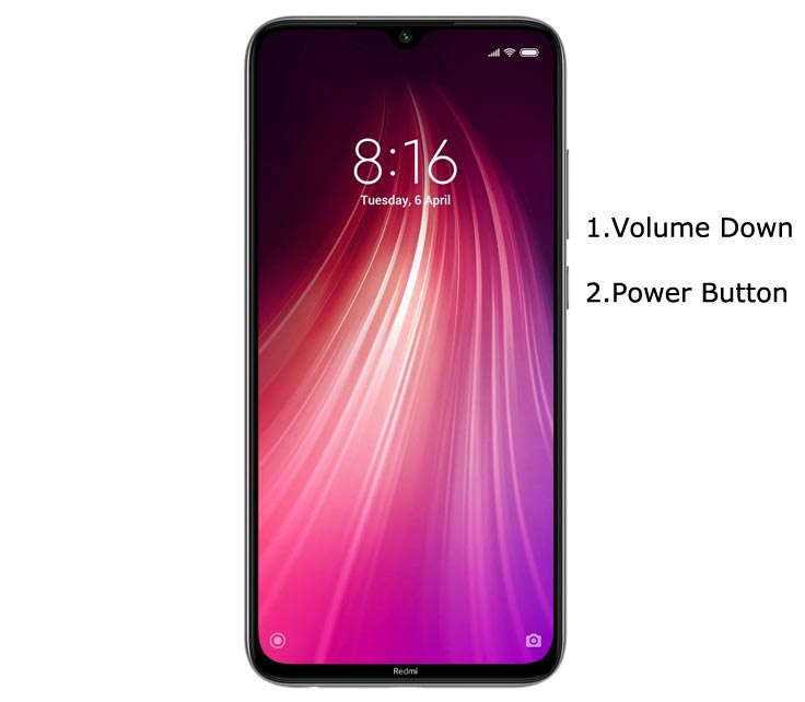 Xiaomi Redmi Note 8T Fastboot Mode