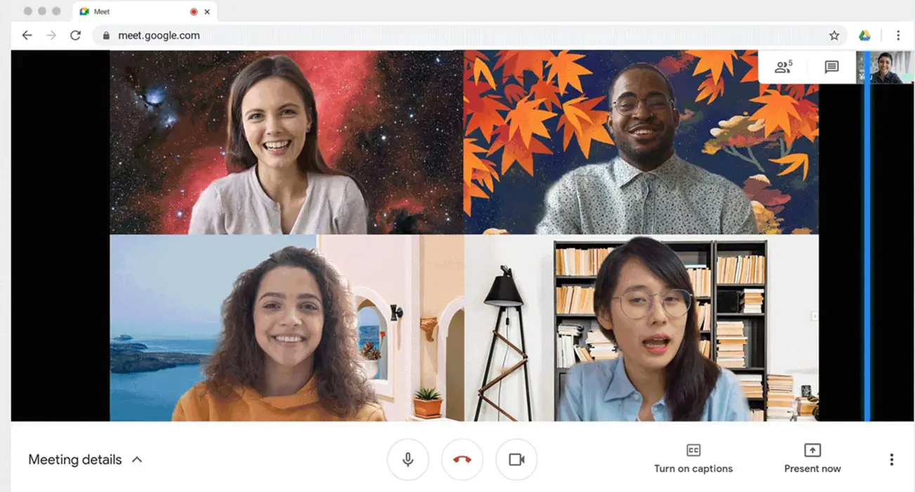 Google Meet Custom Background