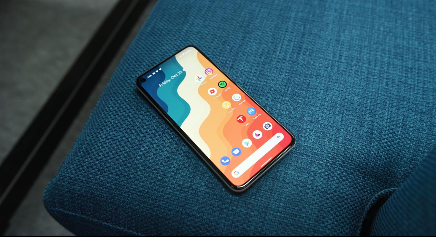 Google Pixel 5 Unlocked Home Screen