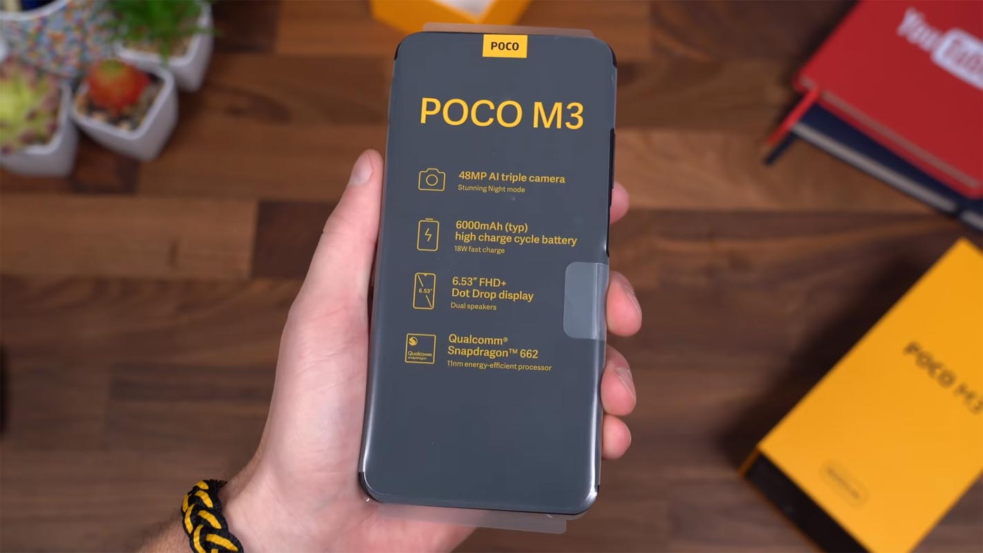 Poco M3 with retail Specs Sheet