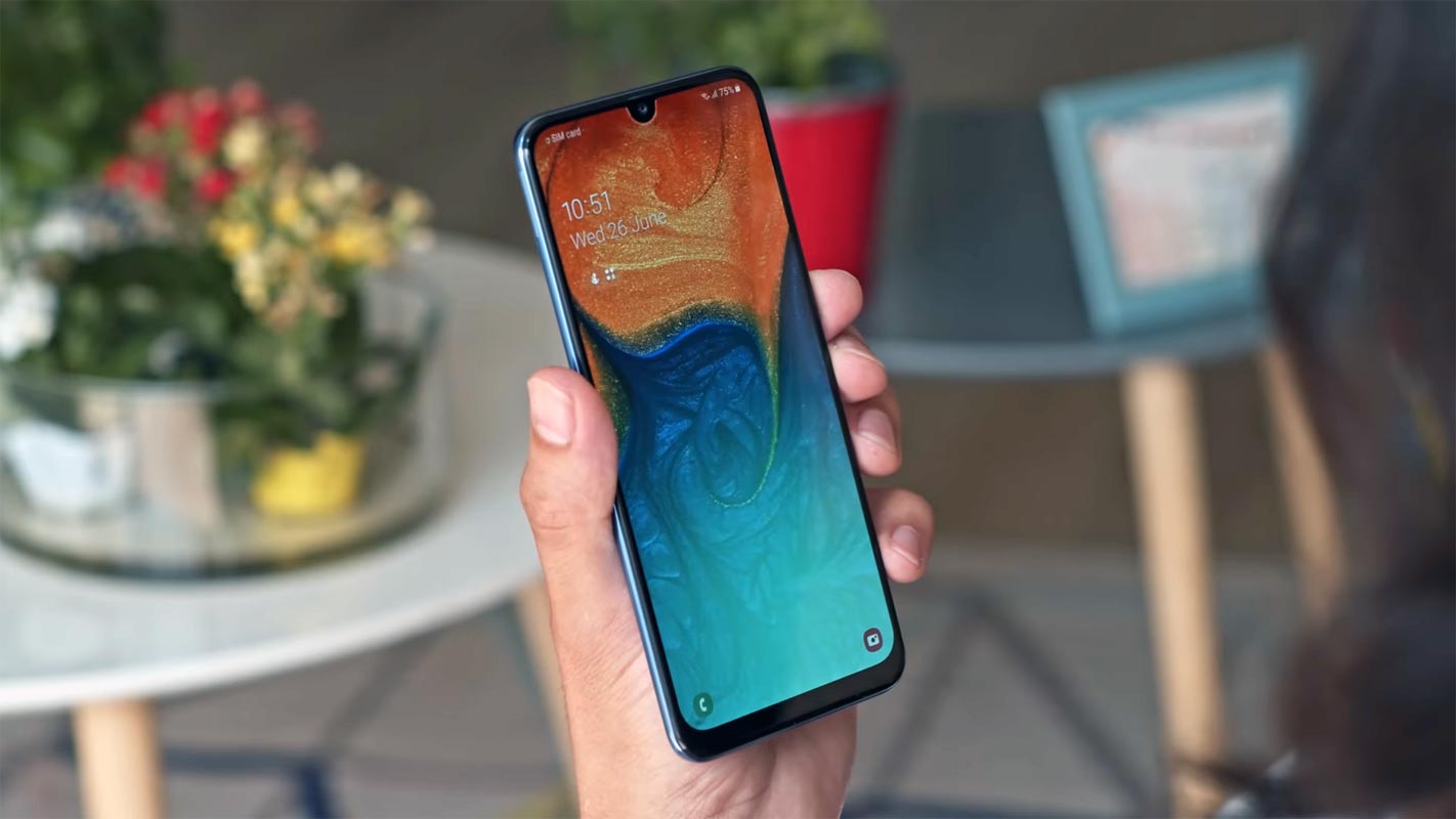 Samsung Galaxy A30 Locked Screen