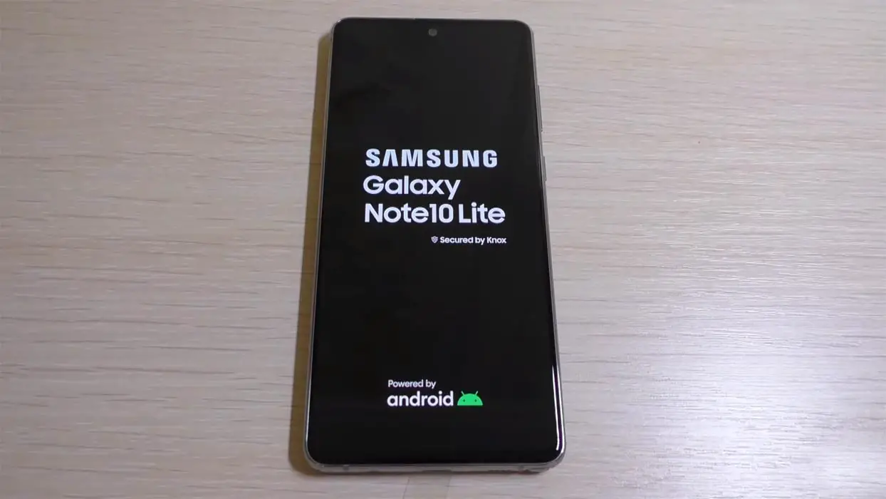 Samsung Galaxy Note 10 Lite Boot Logo