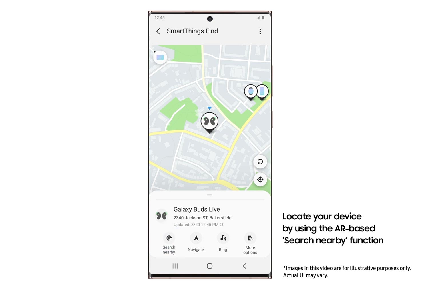 Samsung SmartThings Device Track Earbuds