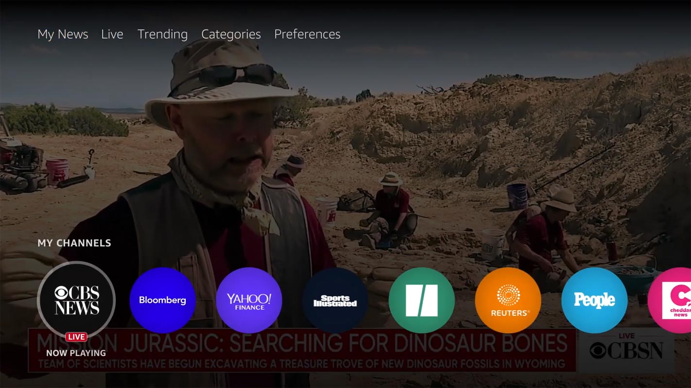 Amazon Fire TV Free US Local News Channels