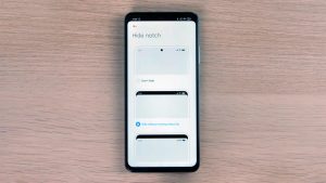 Redmi Note 9 Pro 5G Hide Notch Option