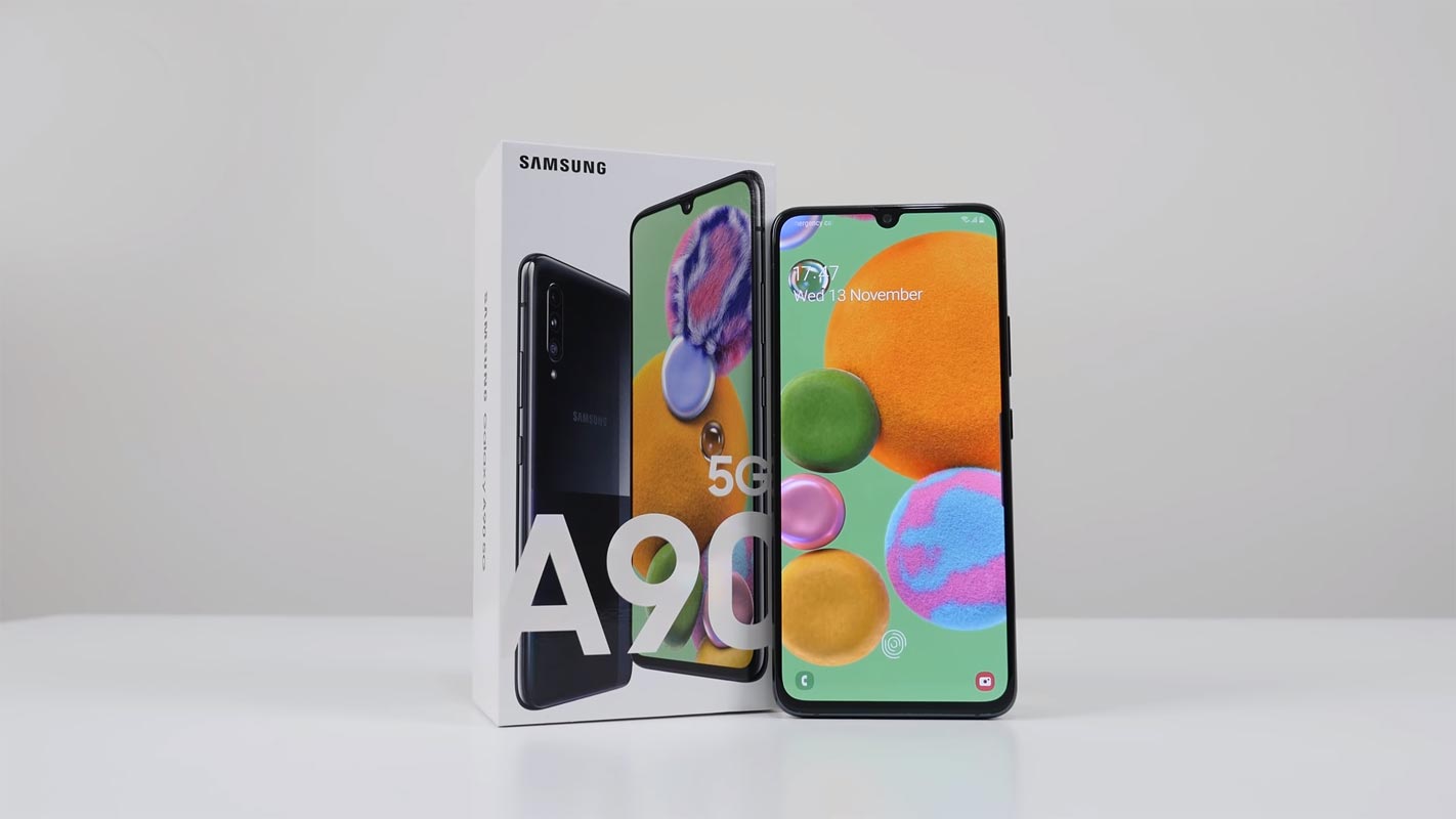 Samsung Galaxy A90 5G with Retail Box