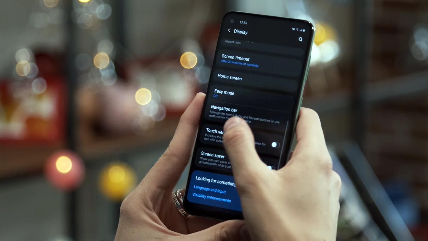 Samsung Galaxy M40 Display Settings