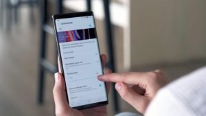 Samsung Galaxy Note 9 Notifications Screen