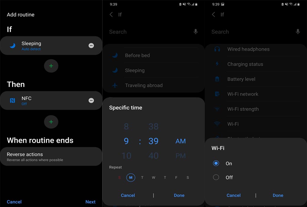 Setup Bixby Routine One UI 3.0