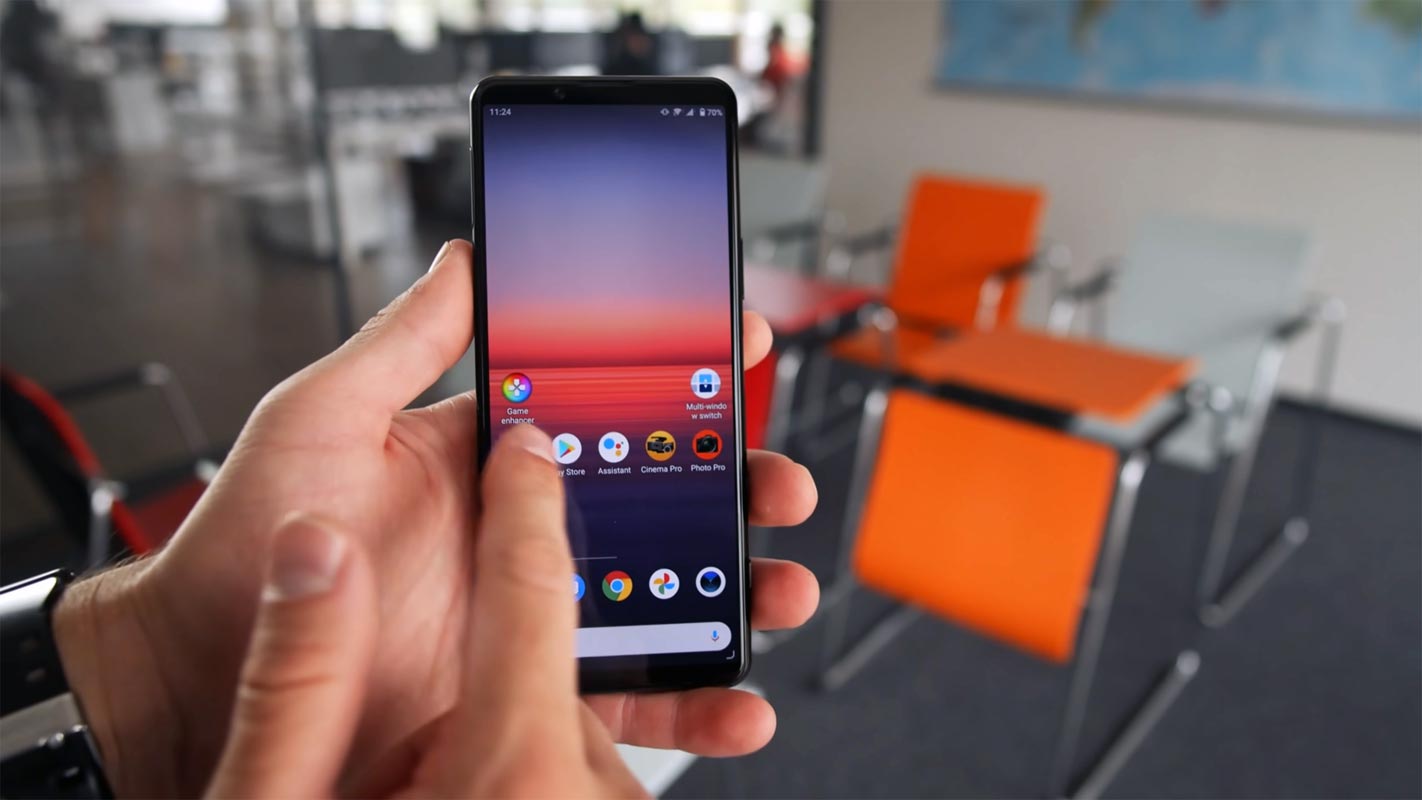 Sony Xperia 5 II Andorid 11 Home Screen