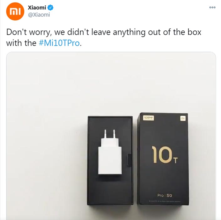 Xiaomi Makes Joke about Apple Charger Removal