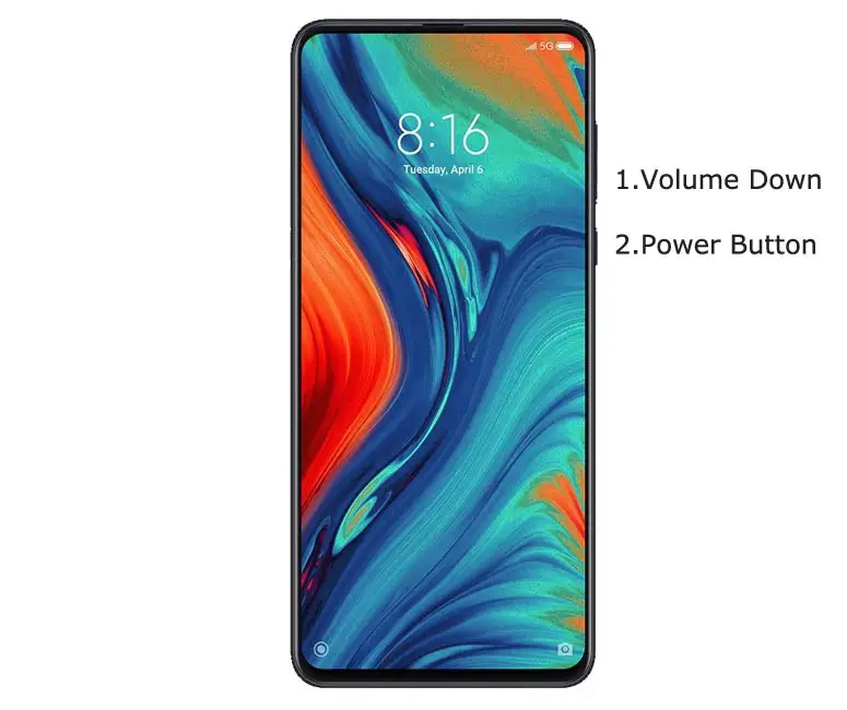 Xiaomi Mi Mix 3 5G Fastboot Mode