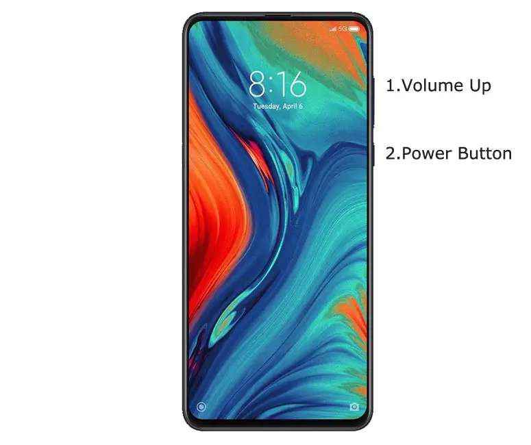 Xiaomi Mi Mix 3 5G Recovery Mode