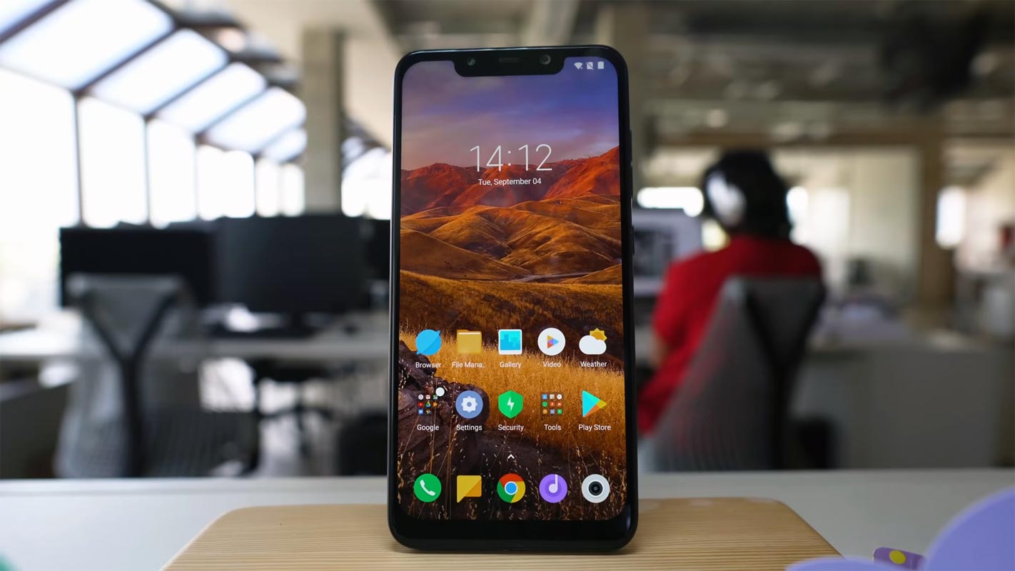 Xiaomi Pocophone F1 Home Screen