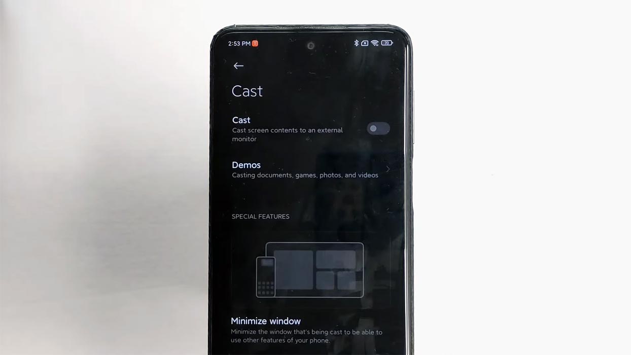 Casting MIUI 12.5