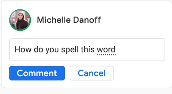 Google Docs Autocorrect