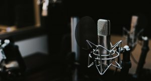 Podcast Studio with Mic