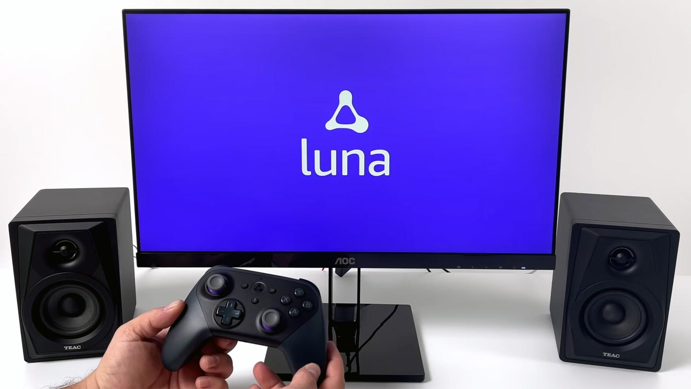 Amazon Luna in the Desktop with Controller