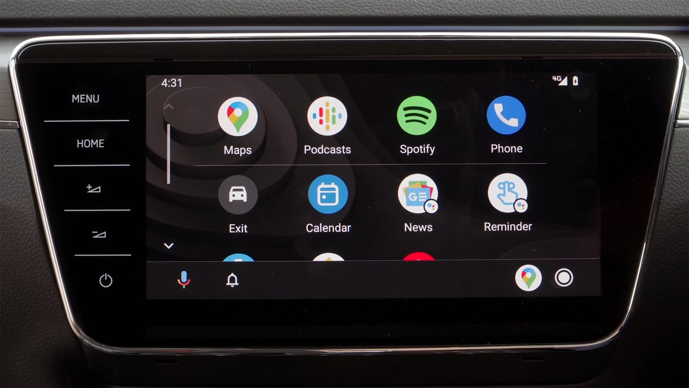 Android Auto App Screen