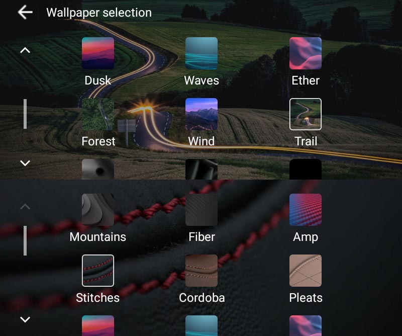 Available Wallpapers Android Auto