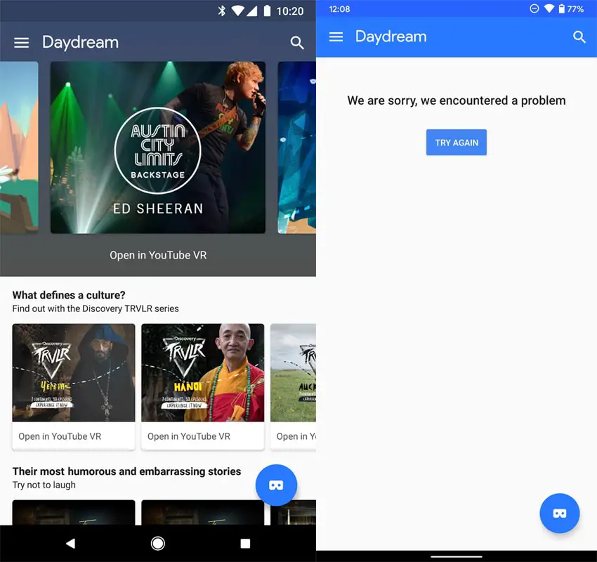 Google Daydream VR Store and VR app Shutdown