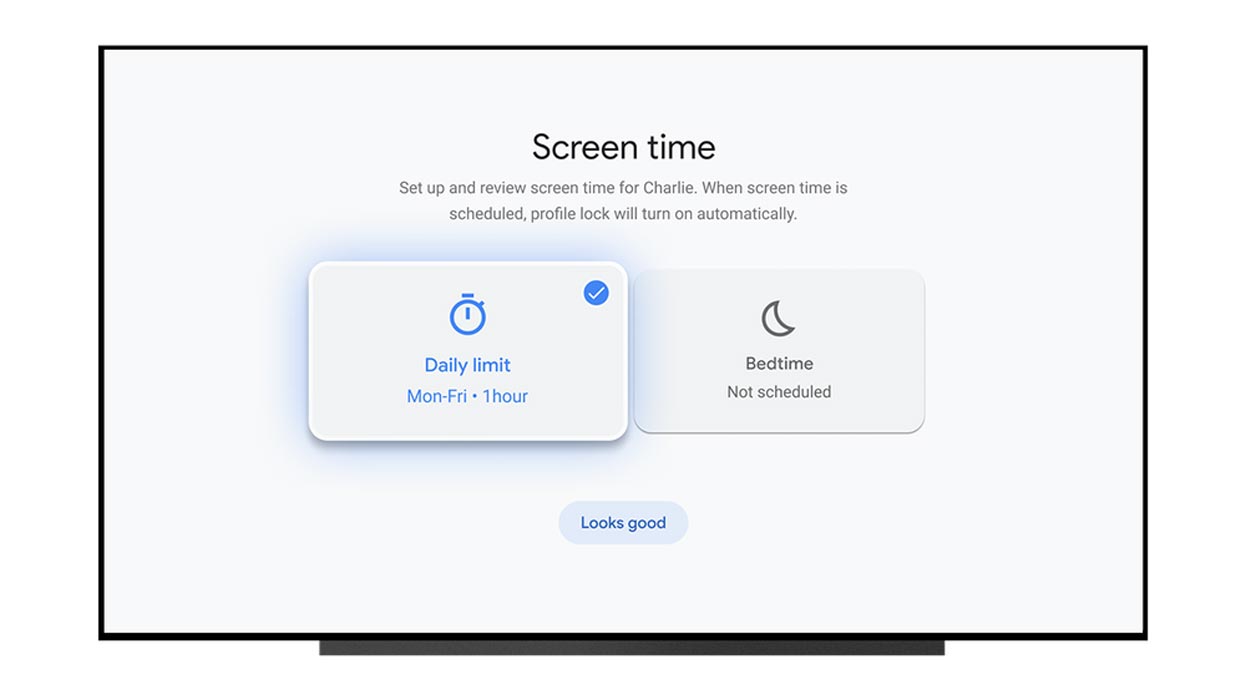 Family Screen Time Management Google TV Chromecast