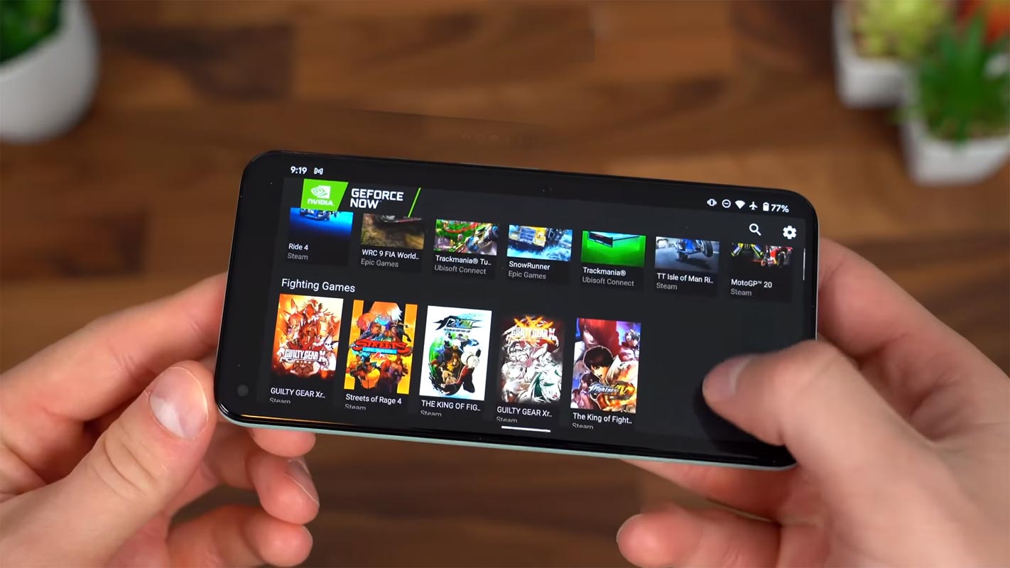 Nvidia Geforce Now Mobile Screen Games