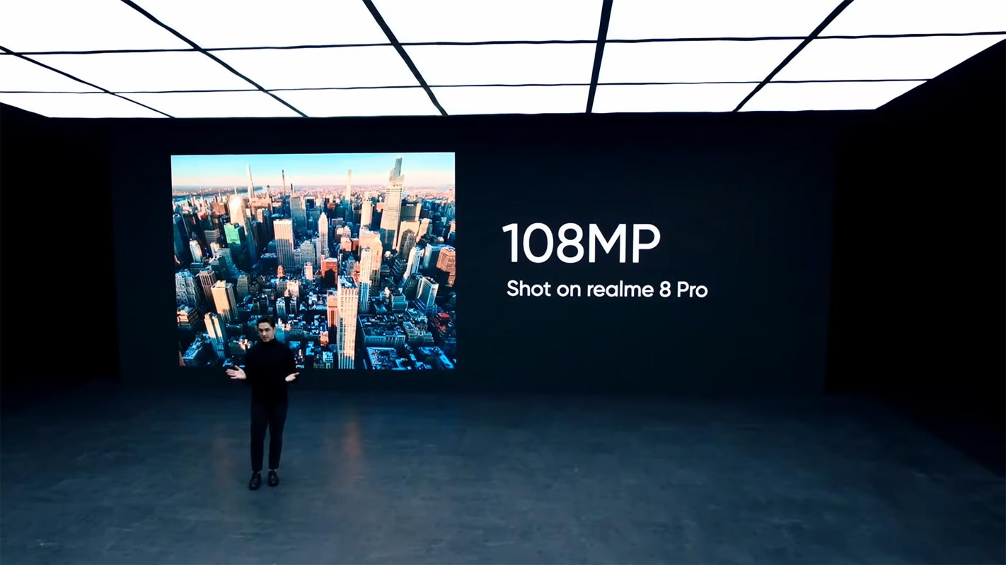 Realme 8 Pro 108MP camera official announcement