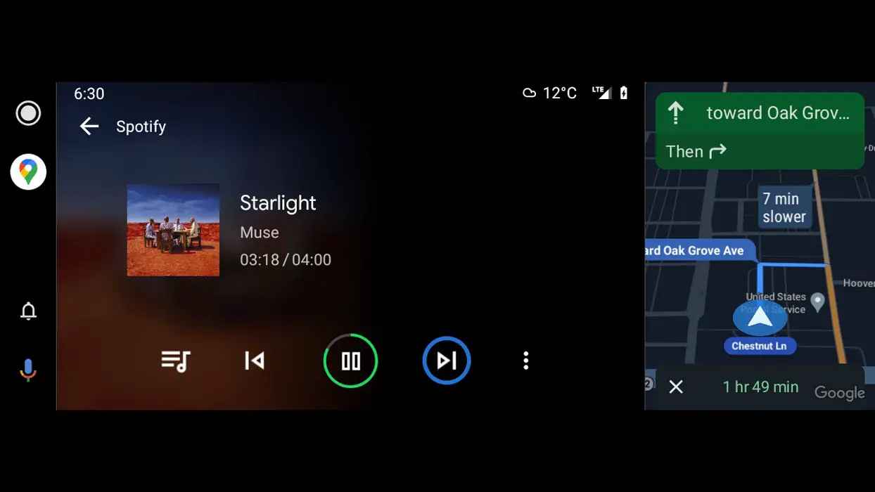 Split Screen Android Auto