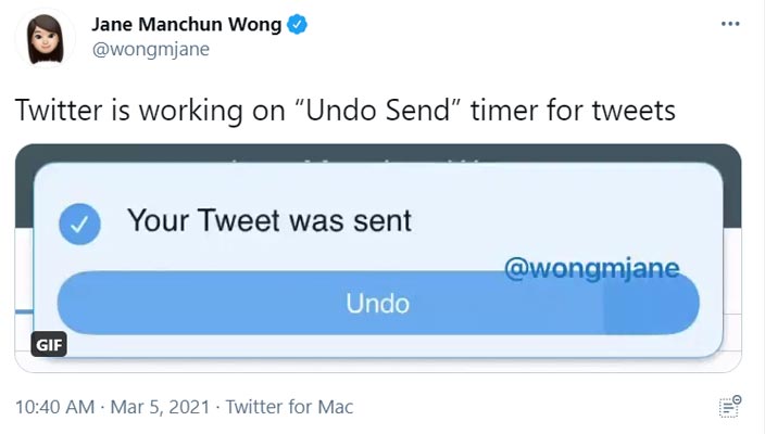 Twitter Undo Paid Feature