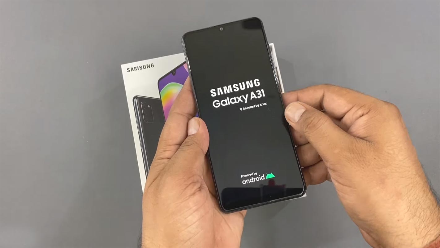 Samsung Galaxy A31 Boot Logo Screen