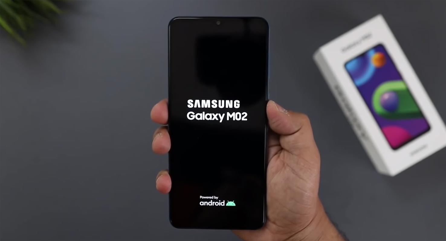 Samsung Galaxy M02 Boot Screen Logo