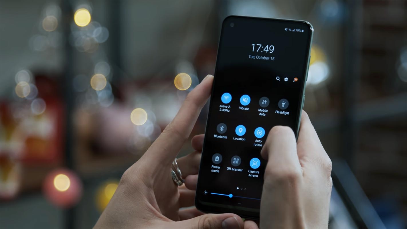 Samsung Galaxy M40 Notification Bar Android 11