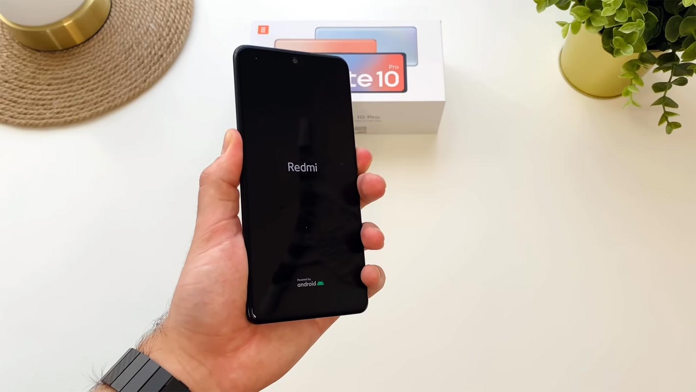 Xiaomi Redmi Note 10 Pro Max Boot Logo Screen