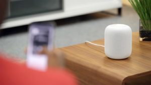 Apple Homepod in the Table