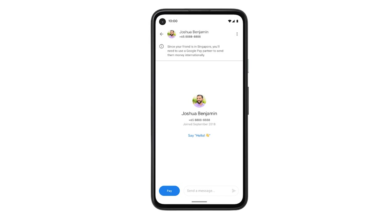 Google Pay Send Money to Different Country Contacts