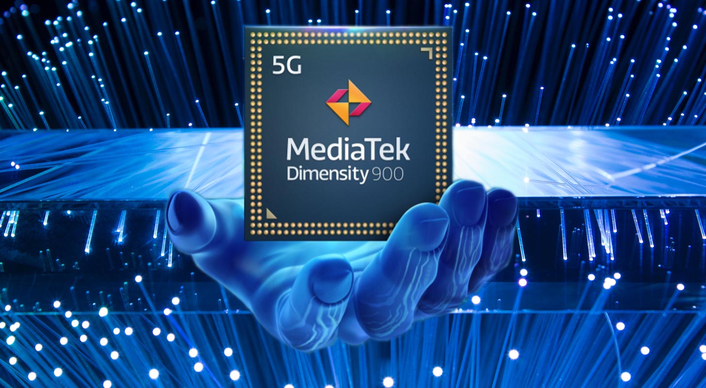 MediaTek Dimensity 900 Processor in AI Hand