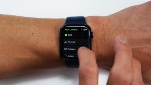 Spotify Offline Play List Playing in Apple Watch