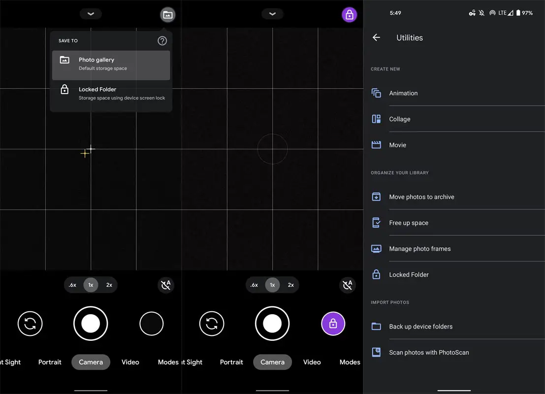 Google Photos Locked Folder in Pixel Phone