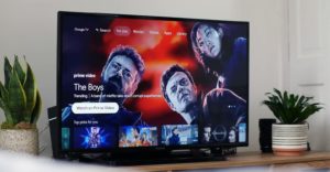 Google TV Chromecast Home Page with Multi User Profile