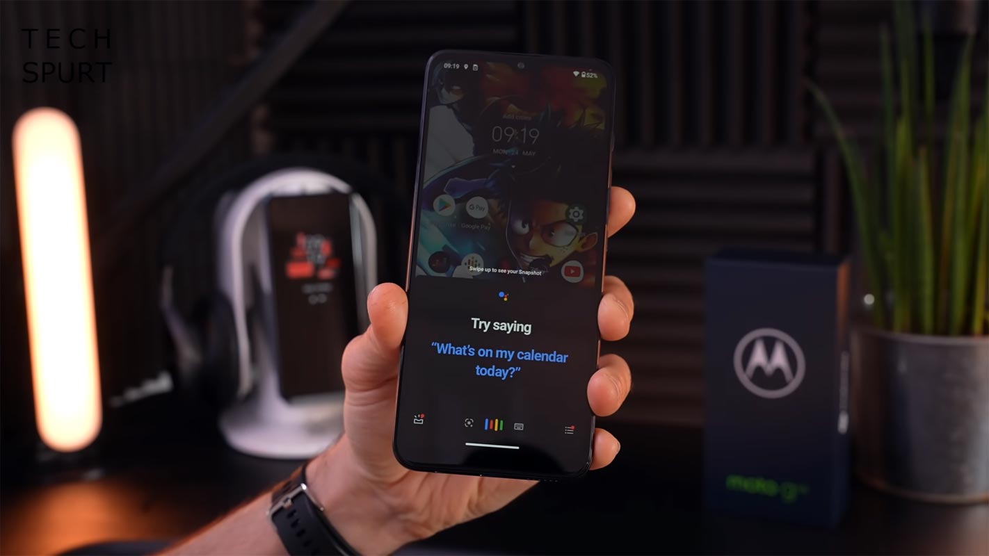 Moto G50 Android 11 Google Assistant Screen