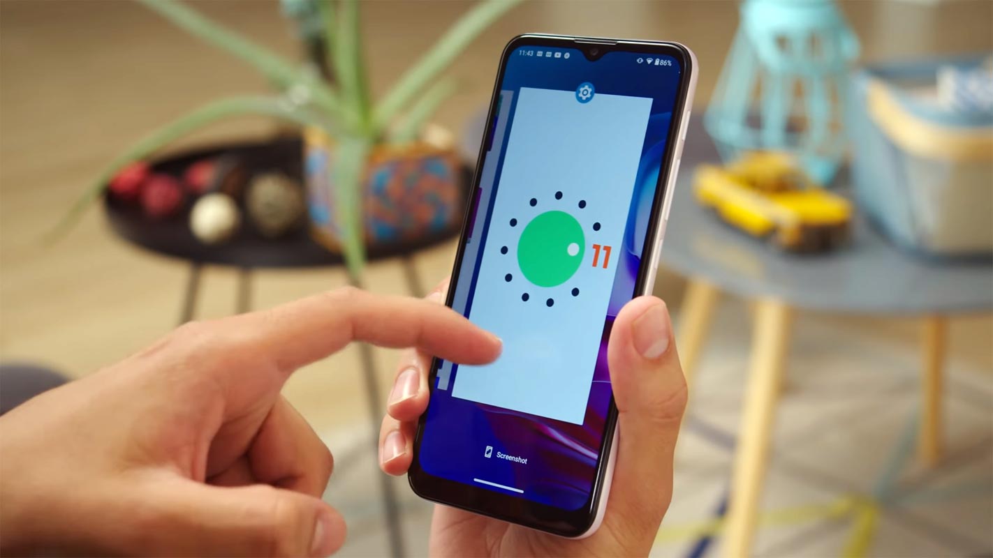 Motorola G30 Android 11 in the Screen