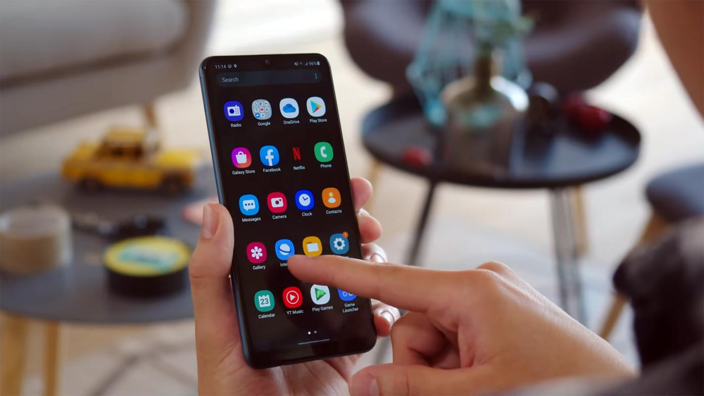 Samsung Galaxy M12 Apps Screen