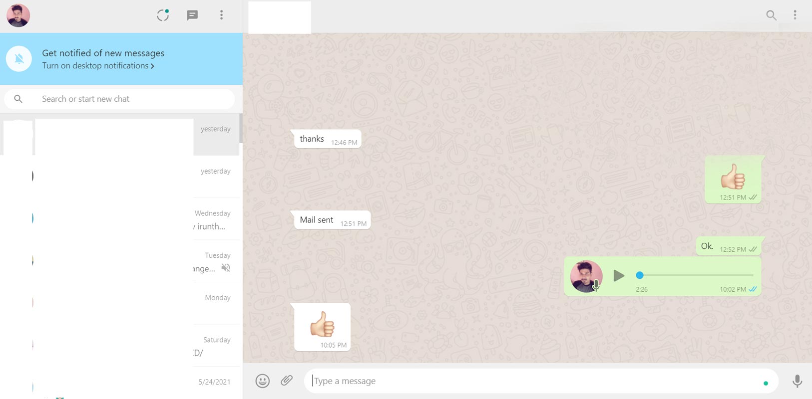 WhatsApp Desktop App