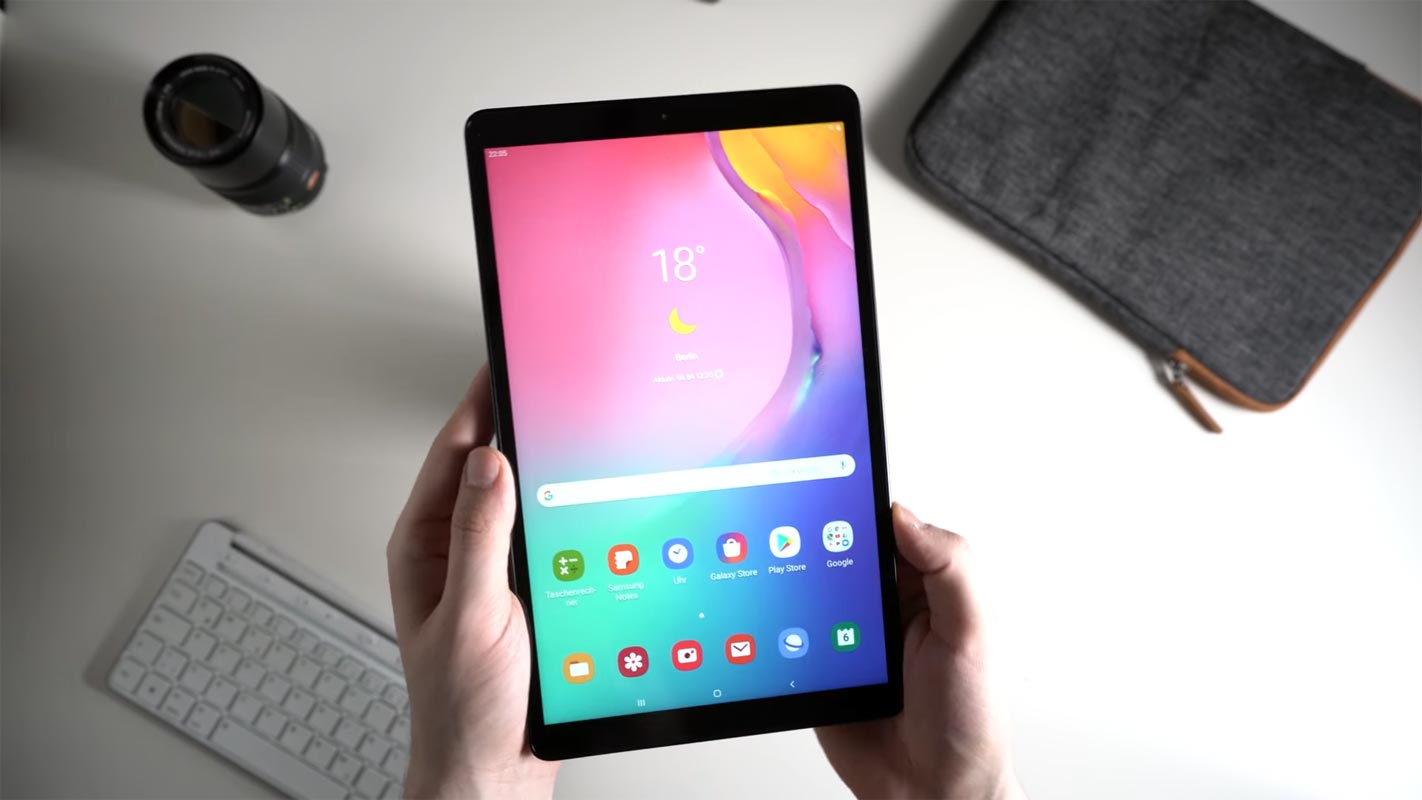 Samsung Galaxy Tab A 10.1 2019 Android 11 Home Screen