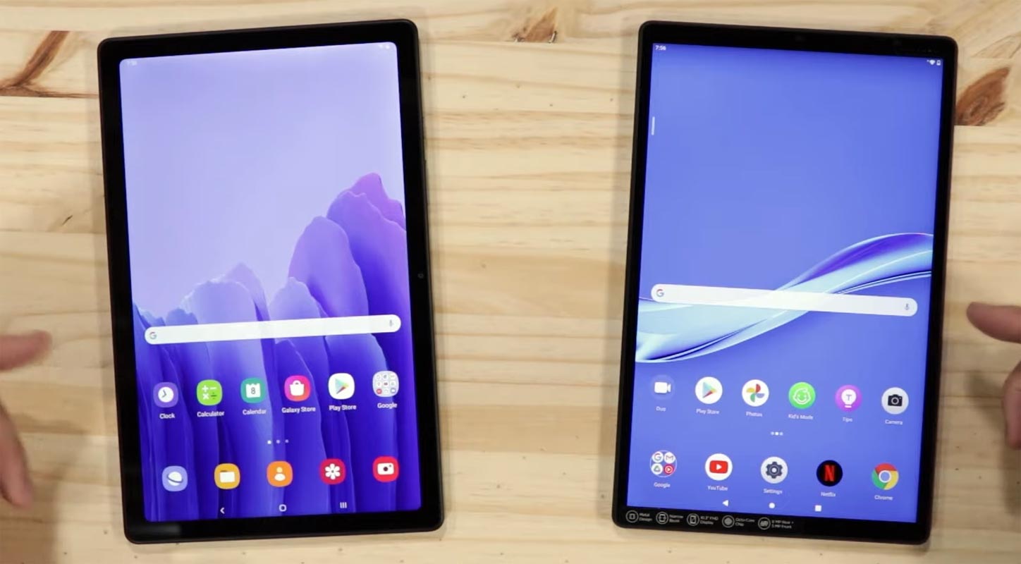 Samsung and Lenovo Tablets